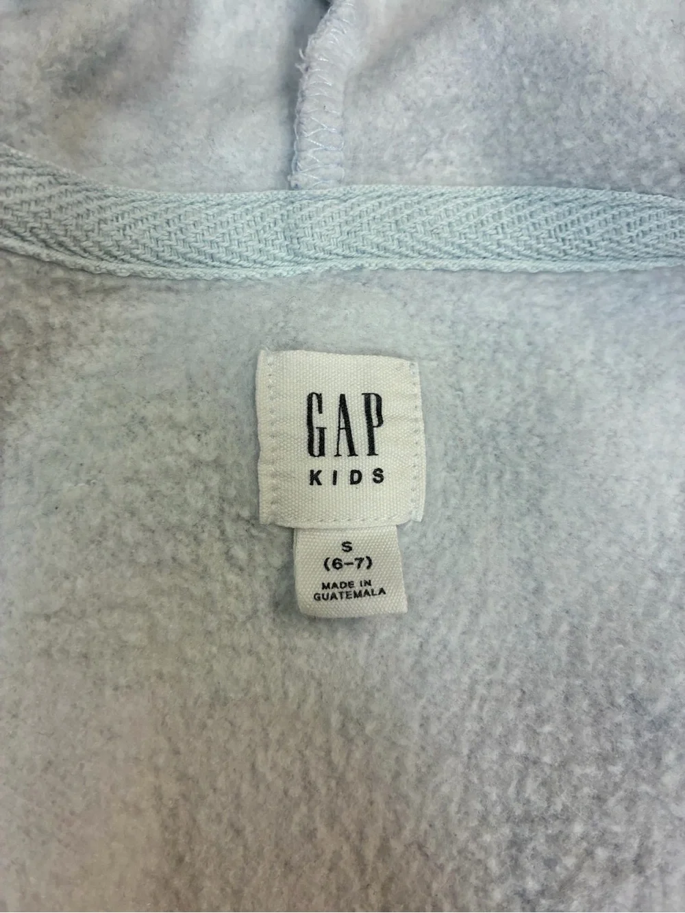 GAP Kids Butterfly Zip Hoodie - Pastel Blue & Lavender
